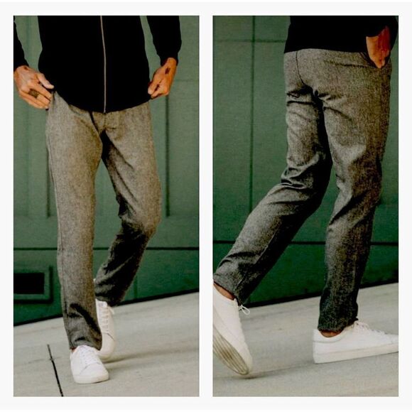Taylor Stitch The Carmel Pant In Charcoal Gray Birds Eye Wool Men’s Variety - Picture 1 of 12